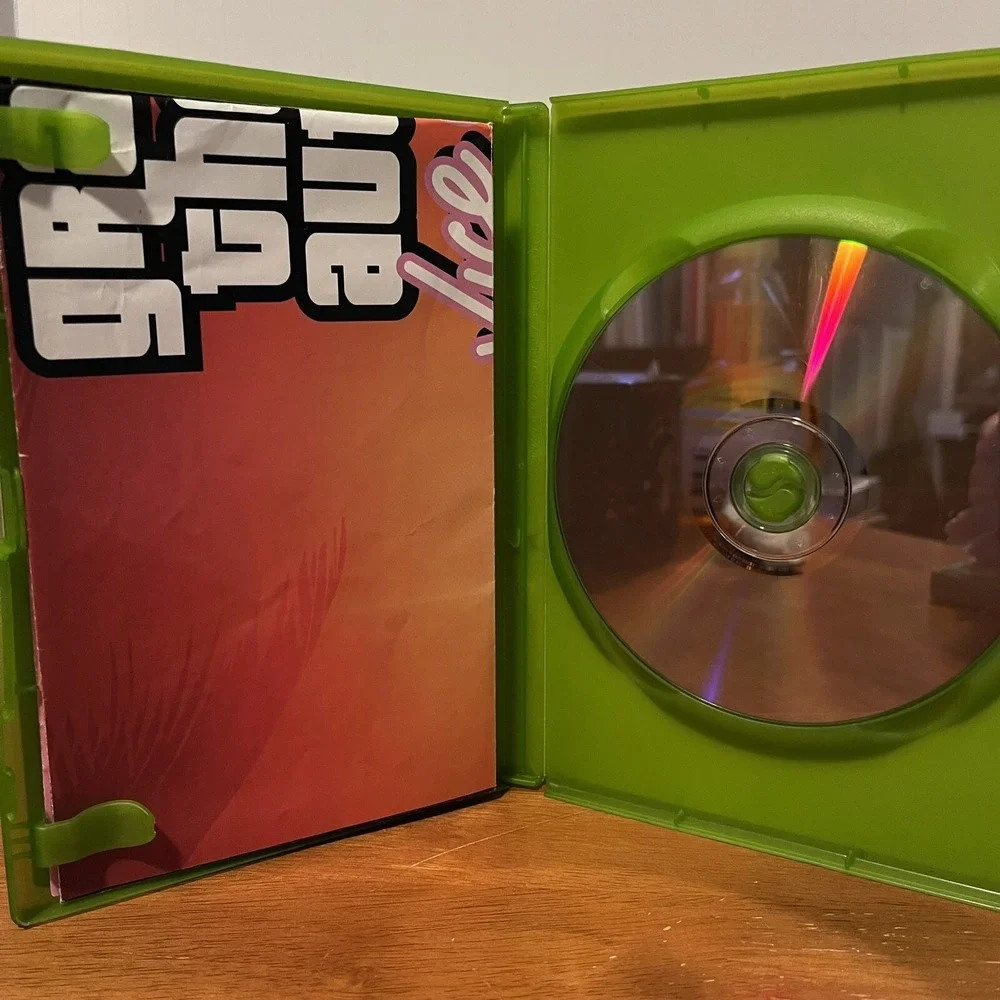 Grand Theft Auto Vice City (Microsoft Xbox,‎ 2003) Complete Manual & Map TESTED